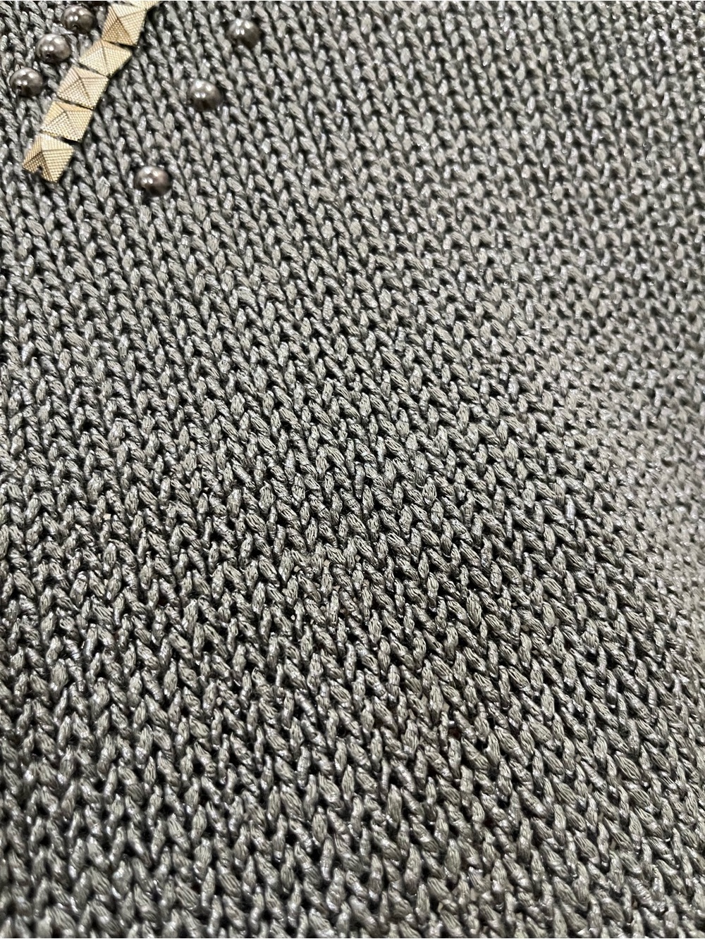 Promod Embellished Grey Crewneck Sweater M - Picture 3 of 9